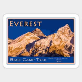 Everest from Kala Patthar Sticker